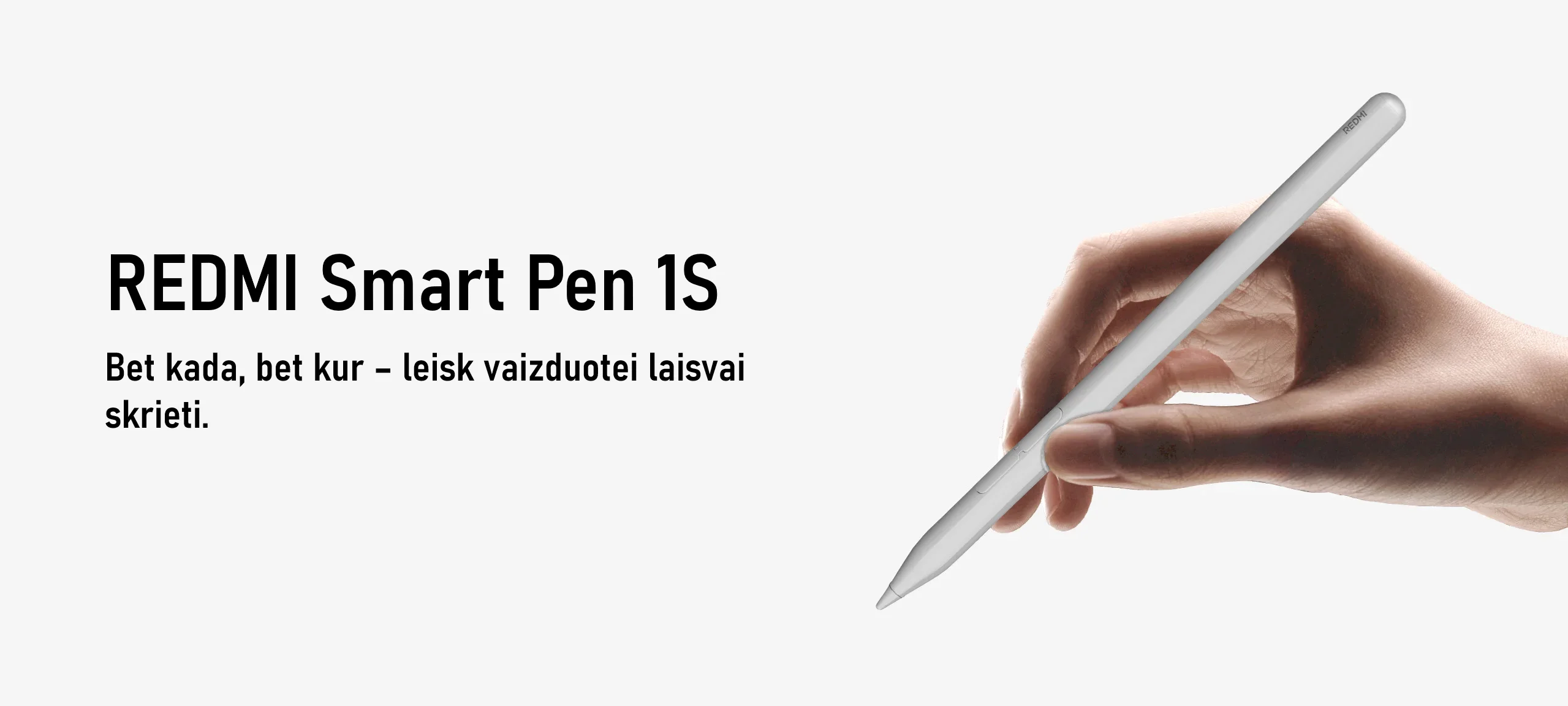 Xiaomi Redmi Smart Pen 1S, balta, 3 nuotrauka